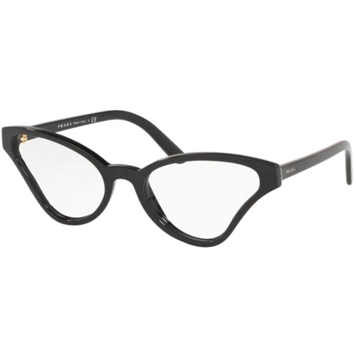 Prada Women’s Eyeglasses – Black Butterfly Full-Rim Frame | PRADA 0PR06XV 1AB1O156