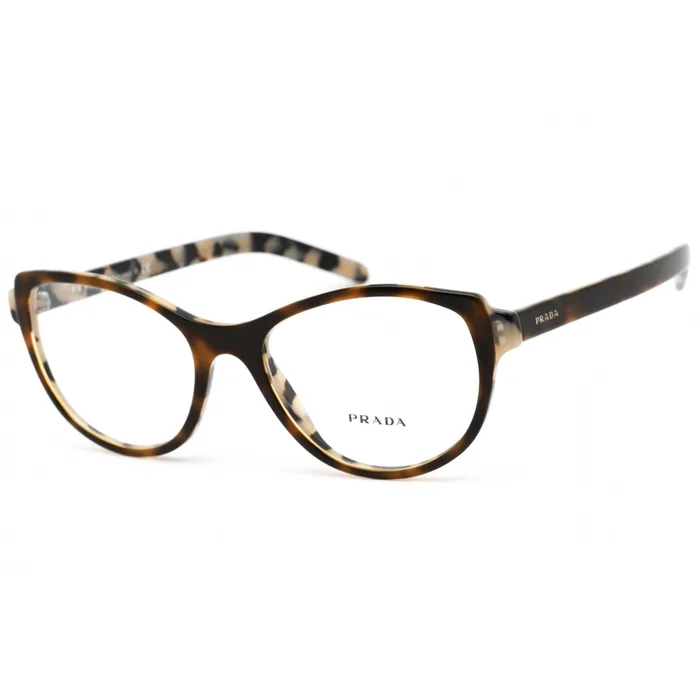 Prada Women’s Eyeglasses – Cat Eye Plastic Full Rim Cat Eye Frame | PR 12VV TH81O1