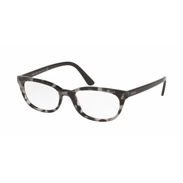 Prada Women’s Eyeglasses – Spotted Black Rectangular Frame | PRADA 0PR13VV 5101O151