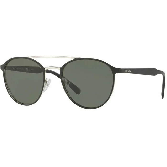 Prada Women’s Sunglasses – Conceptual Polarized Green Lens Metal Frame | 62TS-1BO5X154