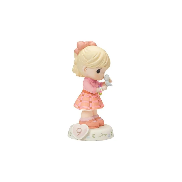 Precious Moments Growing in Grace Age Nine Porcelain Figurine