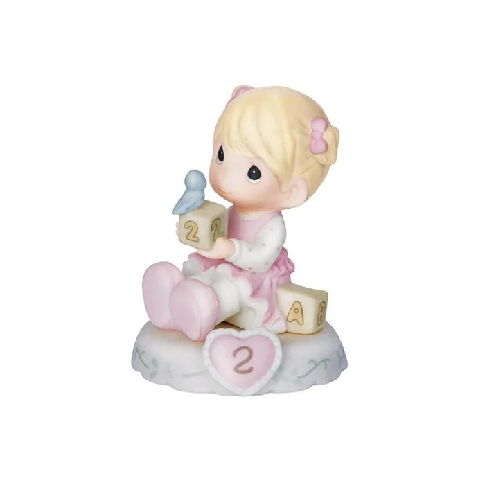 Precious Moments Growing in Grace Age Two Porcelain Figurine