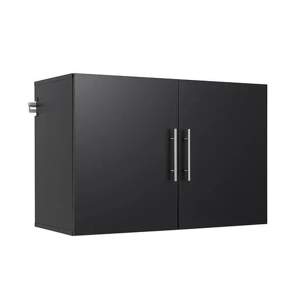 Prepac HangUps 36-in W x 24-in H Wood Composite Black Wall-mount Utility Storage Cabinet