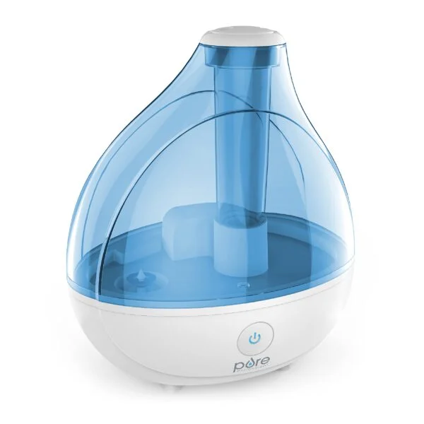 Pure Enrichment MistAire Ultrasonic Cool Mist Humidifier – Quiet Air Humidifier for Bedroom – Lasts Up To 25 Hours