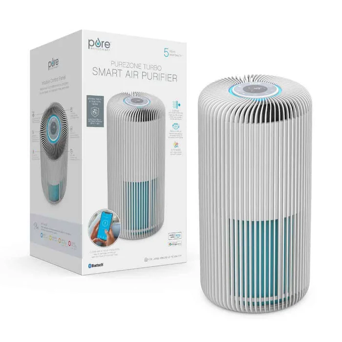 Pure Enrichment PEAIRCYL-RT PureZone Cylinder Air Purifier – White