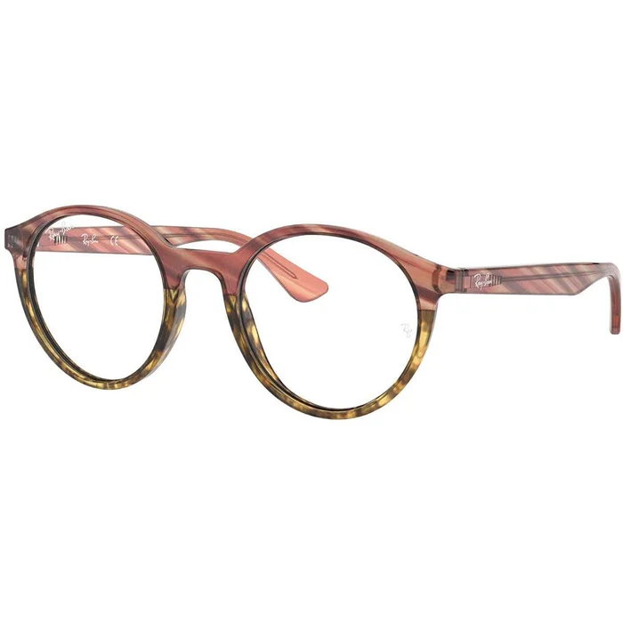Ray Ban Men’s Eyeglasses – Pink Gradient Striped Beige Frame | 0RX5361-5838-51-20-145