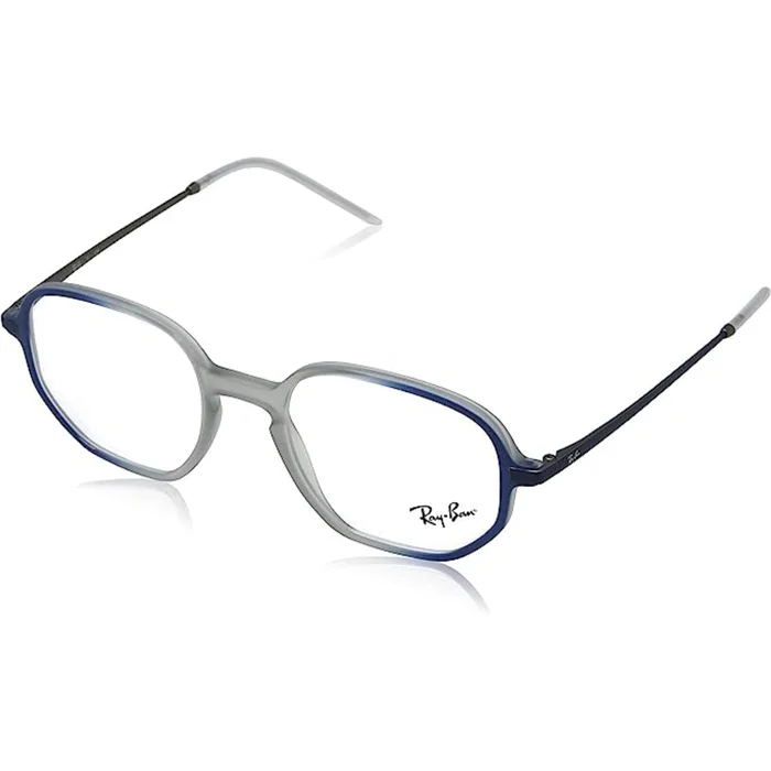 Ray-Ban Unisex Eyeglasses – Blue Square Full-Rim Plastic Frame | RAY BAN 0RX7152 5794
