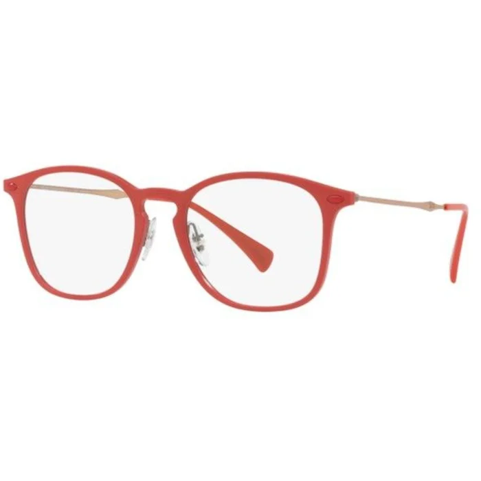 Ray-Ban Unisex Eyeglasses – Red Square Full-Rim Nylon Frame | 0RX8954 5758