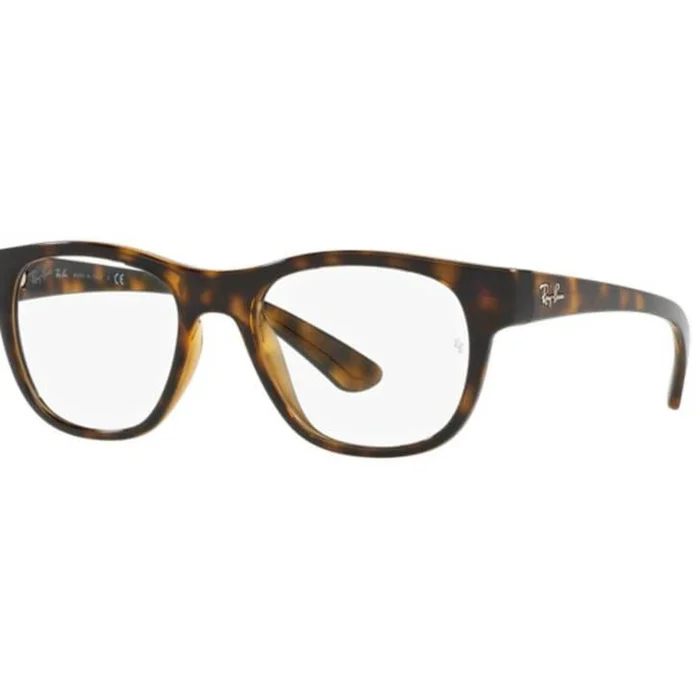 Ray-Ban Unisex Eyeglasses – Shiny Havana Square Full-Rim Nylon Frame | 0RX7191 2012