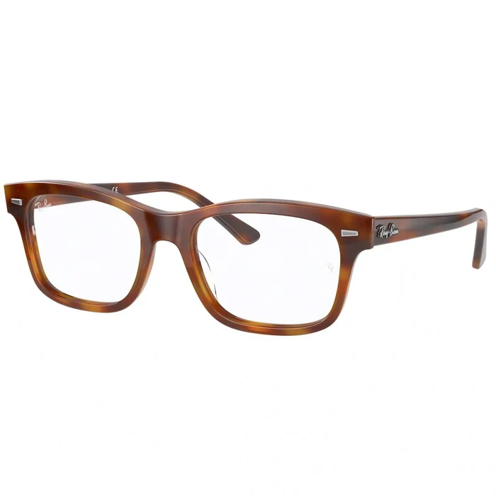 Ray-Ban Unisex Eyeglasses – Shiny Tort Square Full-Rim Frame | RAY BAN 0RX5383 5944