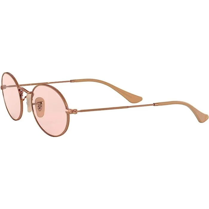 Ray-Ban Unisex Sunglasses – Light Pink Lens Copper Frame | RAY BAN 0RB3547N 91310X51