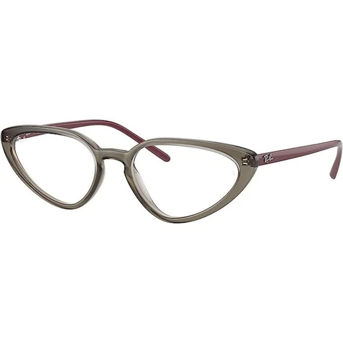 Ray-Ban Women’s Eyeglasses – Shiny Tsp Grey Cat Eye Frame | RAY BAN 0RX7188 8083