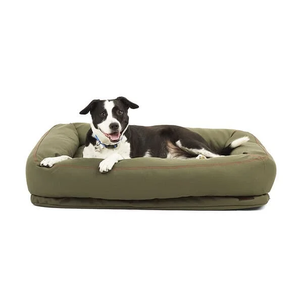 Reddy Indoor/Outdoor Dog Bed, 40″ L X 30″ W, Olive