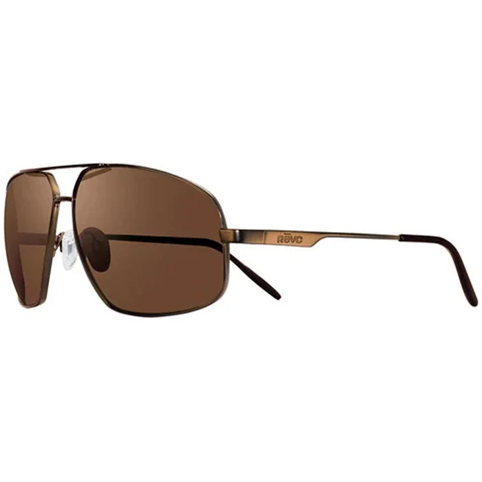 Revo Men’s Sunglasses – Canyon Jeep Satin Brown Stainless Steel Frame | 1153 02 BR