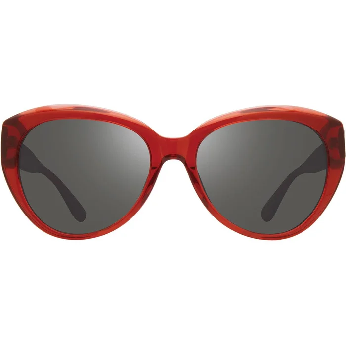 Revo Women’s Sunglasses – Rose Red Acetate Frame Graphite Lens Full Rim | 1136 06 GY