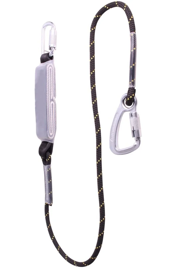 Ridgegear RGL11 1.7mtr Kernmantle Rope Lanyard & Shock Absorber