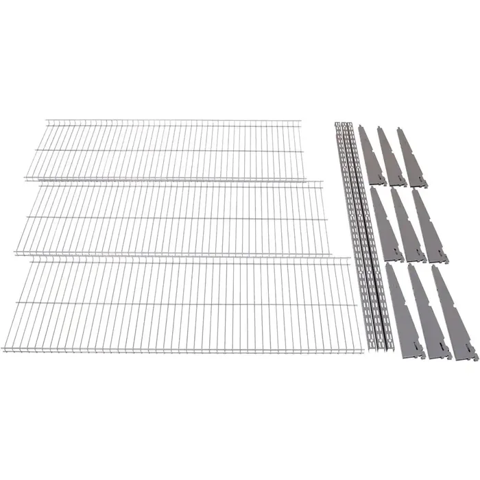 Rubbermaid 1937545 FastTrack Garage 16 in. x 48 in. Wire Garage Wall Shelving Kit (3-Pack)