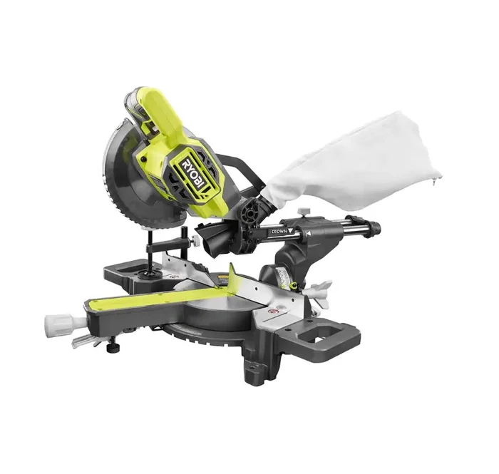 RYOBI Miter Saw PBT01B ONE+ 18V Cordless 7-1/4 in. Sliding Compound