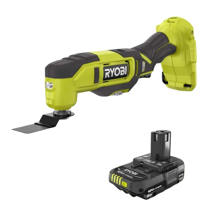 RYOBI ONE+ 18V Cordless Multi-Tool with FREE ONE+ 18V 2.0 Ah Lithium-Ion Battery PCL430B-PBP006