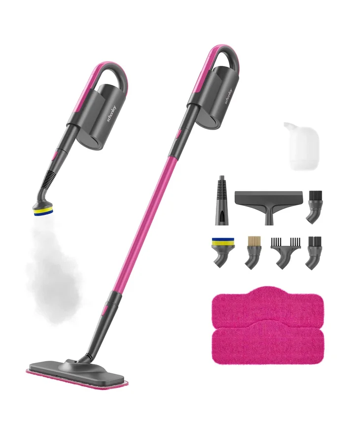 Schenley Steam Mop Cleaner with Detachable Handheld Steamer for Cleaning Hardwood/Laminate Floor
