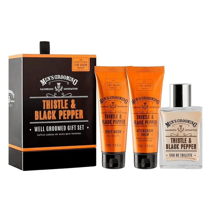 Scottish Fine Soaps Well Groomed Gift Set For Men