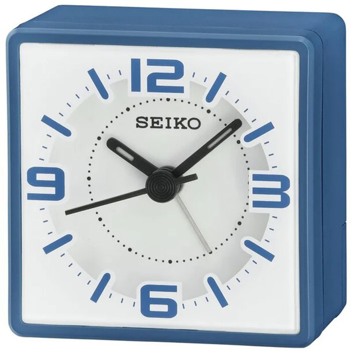 Seiko Alarm Clock – Bedside Quartz Blue | QHE091ELH