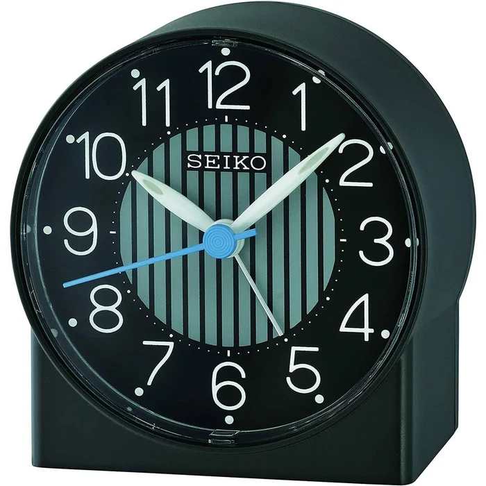 Seiko Alarm Tabletop Clock – Asami Quartz Black | QHE136JLH