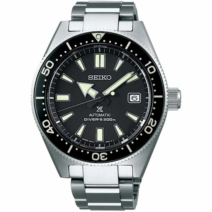 Seiko Men’s Automatic Watch – Prospex Power Reserve Black Dial Bracelet | SPB051J1