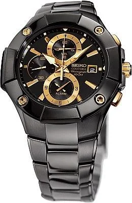 Seiko Men’s Coutura Alarm Chronograph Watch SNAC75