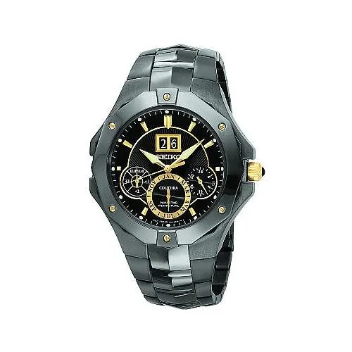 Seiko Men’s Coutura Kinetic Perpetual Big Date Watch SNP017