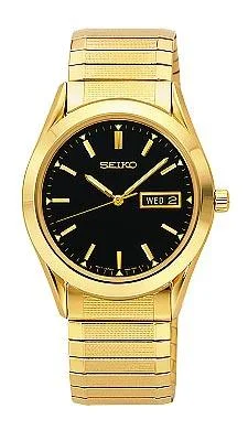 Seiko Men’s Day Date Flex Band Watch SGG744