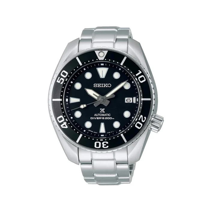 Seiko Men’s Watch – Prospex Automatic Black Dial Stainless Steel Bracelet | SPB101J1
