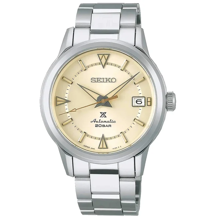 Seiko Men’s Watch – Prospex Automatic Cream Dial Stainless Steel Bracelet | SPB241J1