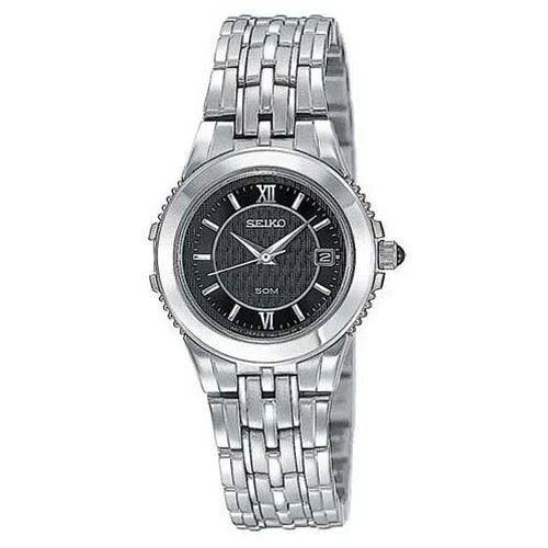 Seiko SXD799 Women’s Le Grand Sport Black Dial Stainless Steel Watch