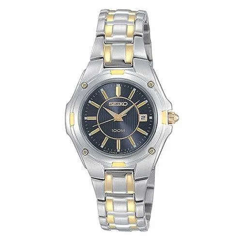 Seiko SXDB46 Women’s Two Tone Black Dial Quartz Watch