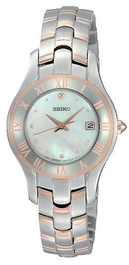 Seiko SXDB76 Women’s Rose Gold Tone Stainless Steel Quartz Watch
