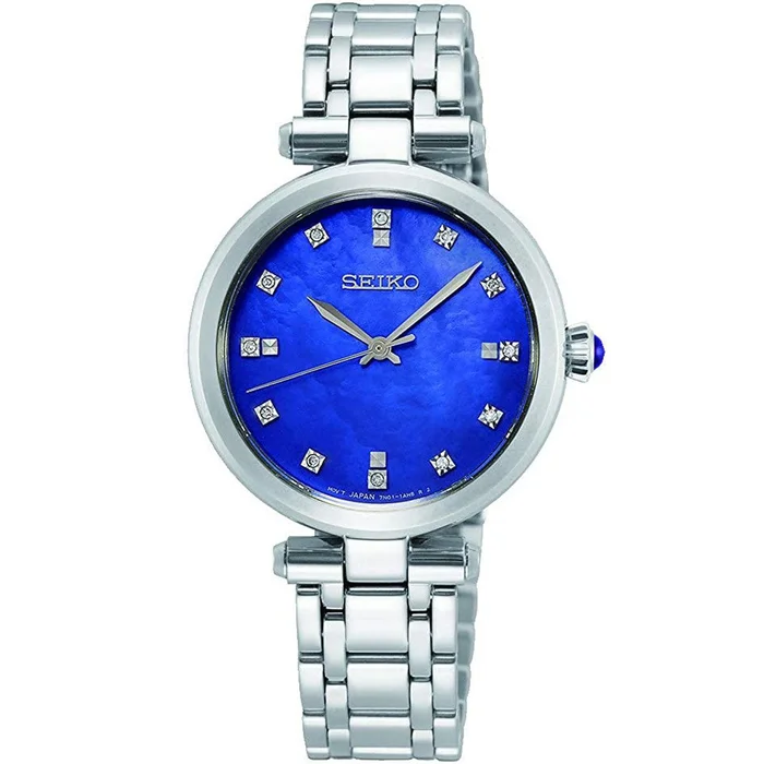 Seiko Women’s Quartz Watch – Blue Mother of Pearl Stainless Steel Bracelet | SRZ531P1