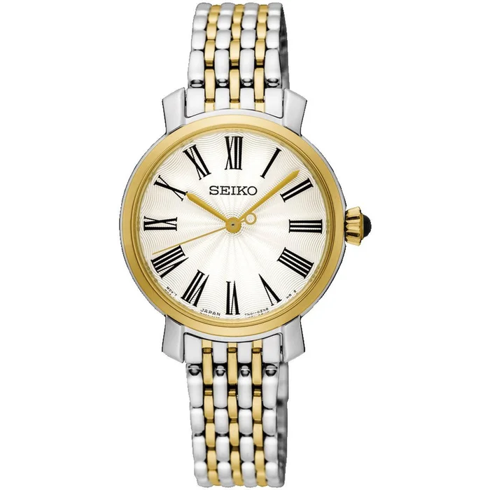 Seiko Women’s Quartz Watch – Classic Silver Dial Stainless Steel Bracelet | SRZ496P1