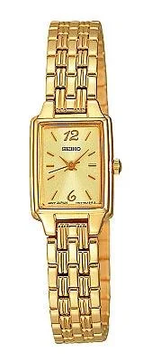Seiko Women’s Rectangular Face Bracelet Watch SXGL62