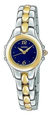Seiko Women’s Two Tone Black Dial Watch SXGN10