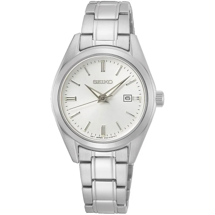 Seiko Women’s Watch – Classic Silver Tone Dial Stainless Steel Bracelet | SUR633P1
