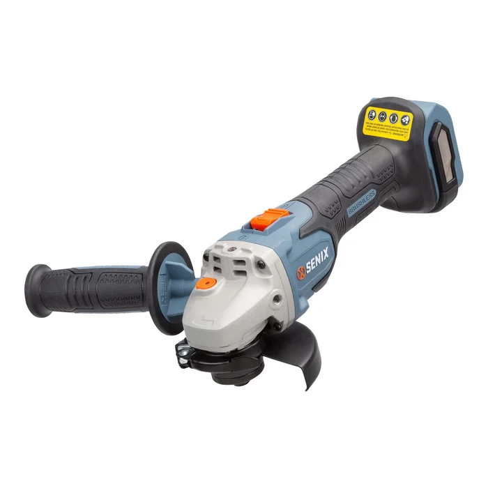SENIX X2 4.5-in 20-volt Sliding Switch Brushless Cordless Angle Grinder (Tool Only)