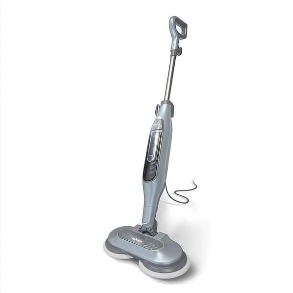 Shark S7000AMZ Steam Mop, Steam & Scrub All-in-One Scrubbing and Sanitizing, Pure Water Blue