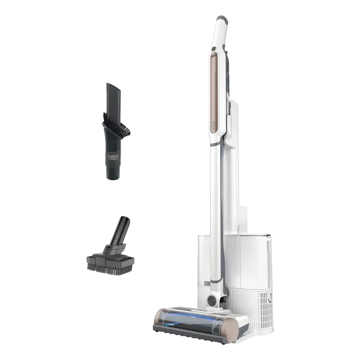 Shark – Wandvac Self-Empty System Pet, Bagless Cordless 3-in-1 Cordless Stick Vacuum with HEPA Self-Empty Charging Base – White