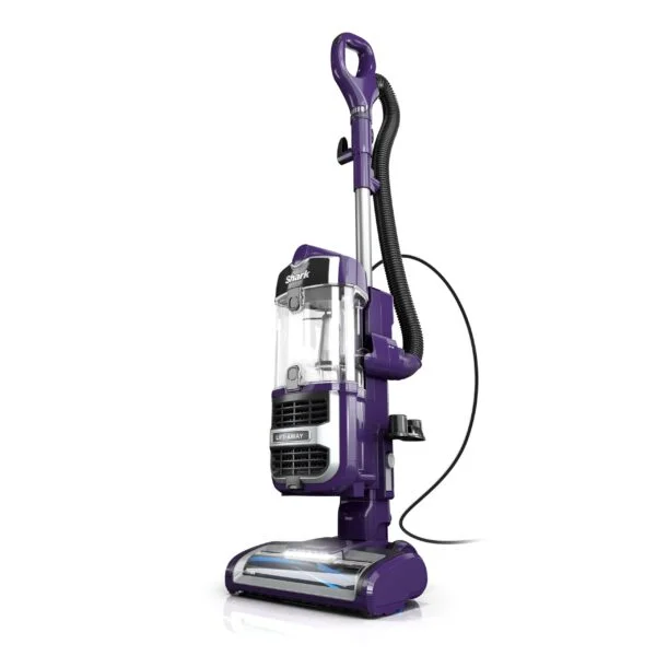 Shark ZD201 Lift-Away Upright Vacuum with Powerfins, Self-Cleaning Brushroll, Anti-Allergen Complete Seal Technology, Eggplant