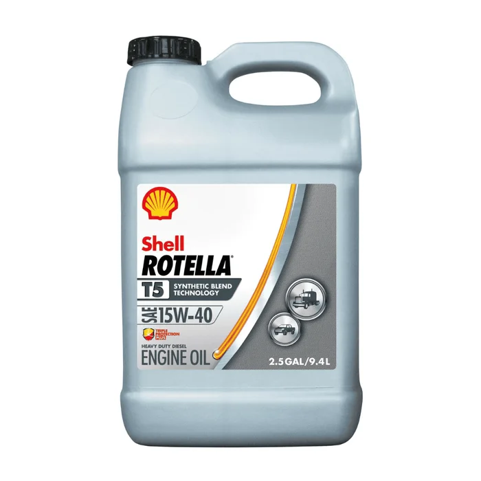 Shell Rotella 2.5 Gallon 15W-40 Synthetic Diesel Engine Oil – Controls Engine Wear, Meets CK-4, CJ-4, CI-4 Plus, CH-4 Specs