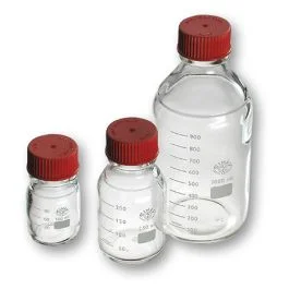 Simax Reagent Bottle with High Temp. Red Cap 1000ml [80854]
