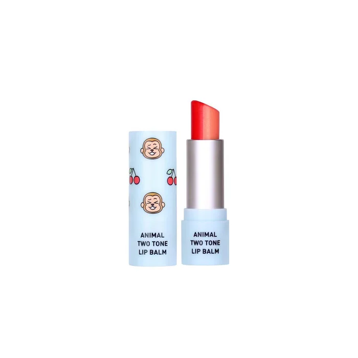[SKIN 79] Animal Two Tone Lip Balm (01 Cherry Monkey)