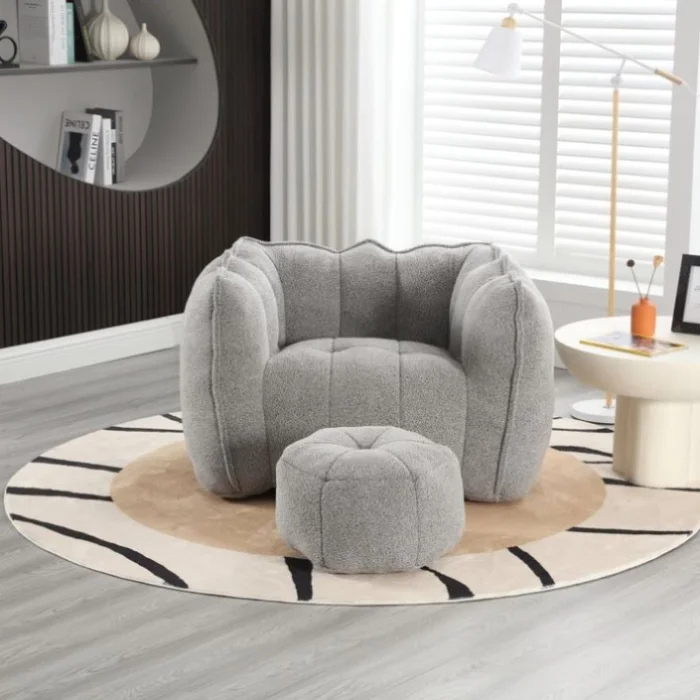 Soft Bean Bag Chair with High Resilient Foamfor living room and bedroom,Comfortable Square GL-W1996P182141