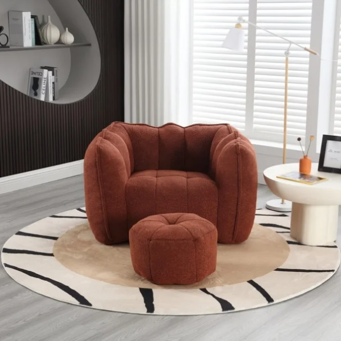 Soft Bean Bag Chair with High Resilient Foamfor living room and bedroom,Comfortable Square GL-W1996P182139